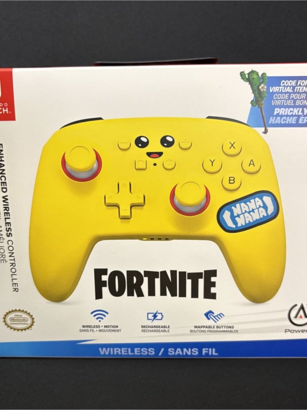 PowerA Fortnite Peely Accessories Pack Nintendo Switch Wireless Controller Bonus - Picture 2 of 9